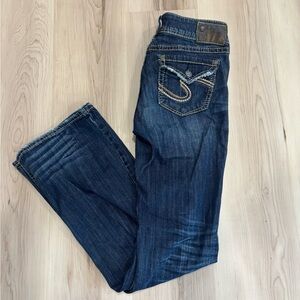 Silver Jeans Dark Blue Boot Cut Denim